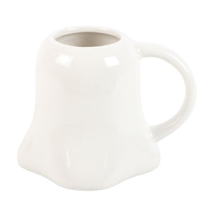 White ceramic pitcher on a white background