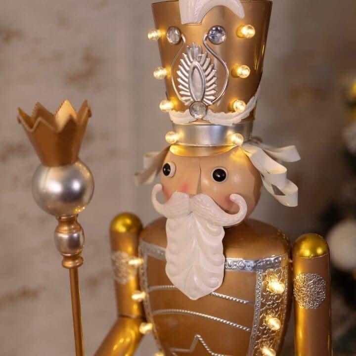 4ft giant light up Christmas nutcracker decoration