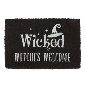 Witch themed coir entrance mat