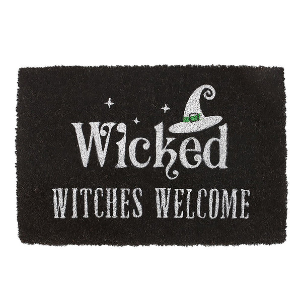 Witch themed coir entrance mat
