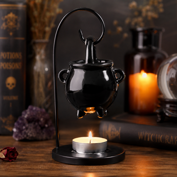 Witch inspired cauldron burner for home fragrance