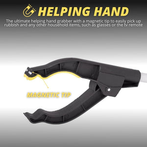 Garden grabber tool for outdoor cleaning