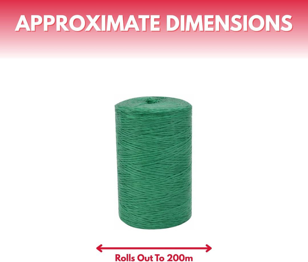 200m polypropylene garden twine for plant support