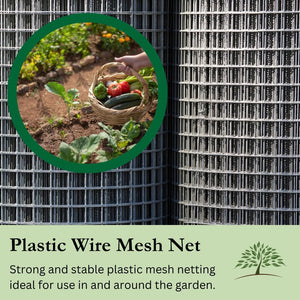 Plastic garden fence roll for flower beds
