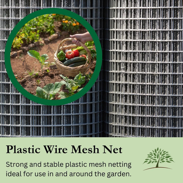 Plastic garden fence roll for flower beds