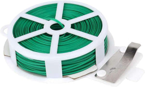 Twist tie dispenser for organising garden plants