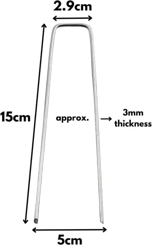 Heavy duty garden ground stakes