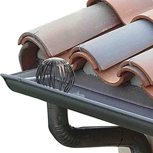 Plastic gutter drain protector