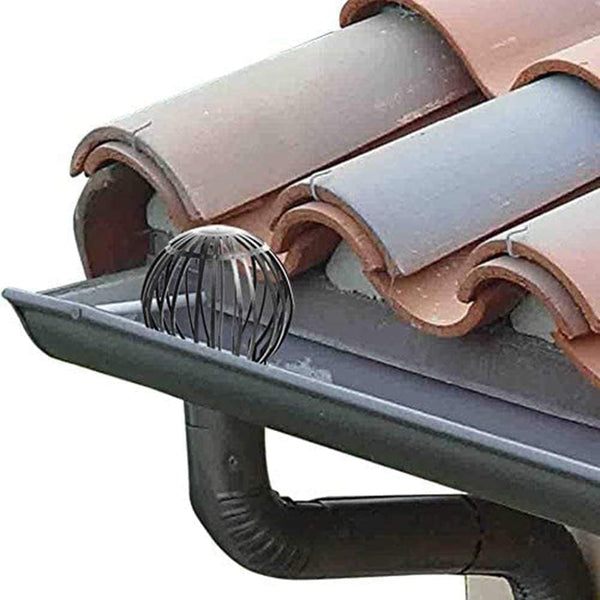 Plastic gutter drain protector