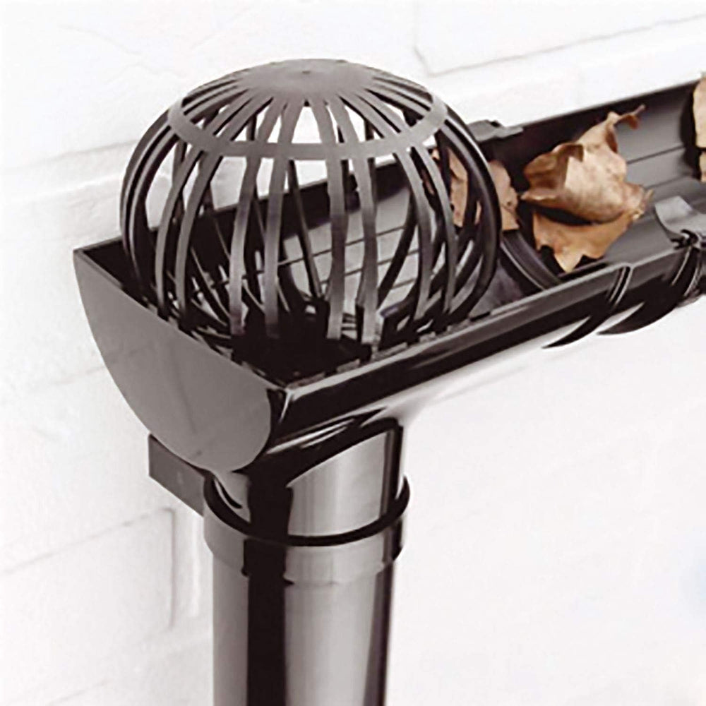 Gutter guard downpipe filter