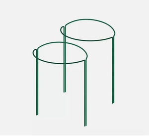 half round metal plant support stakes
