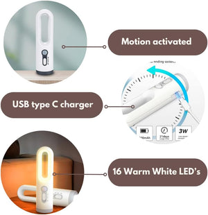 rechargeable LED night light for stairs