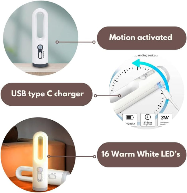 rechargeable LED night light for stairs
