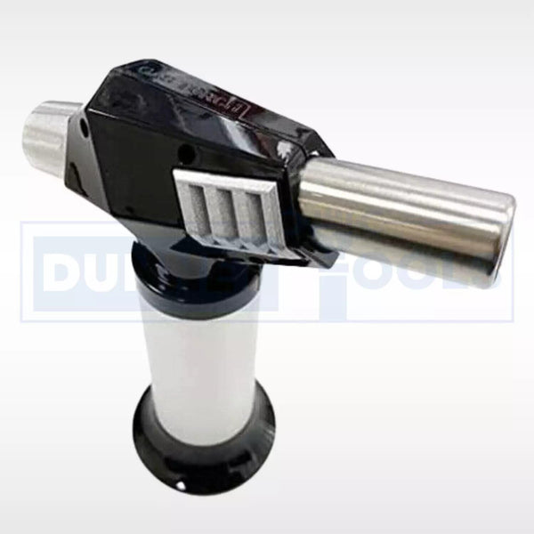 Precision butane torch with metal construction