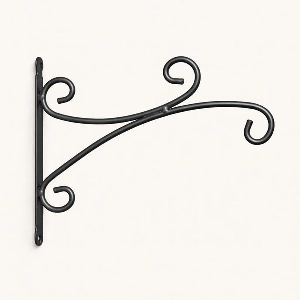 Black powder coated plant hanger