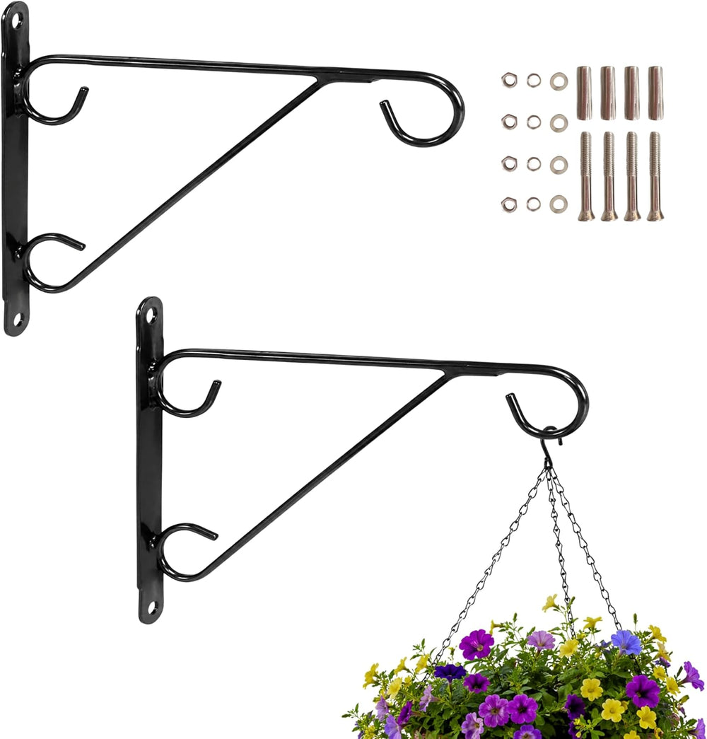 Heavy duty outdoor plant hanger hooks