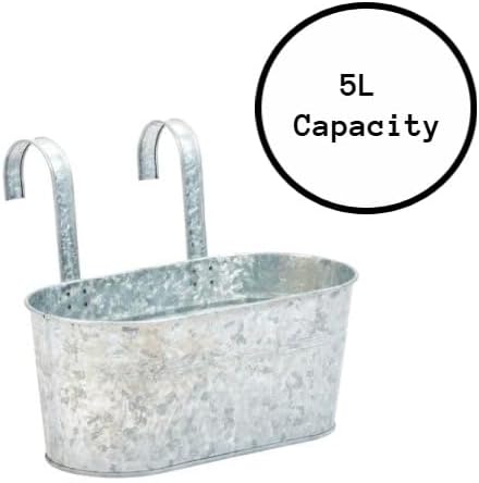 Weather-resistant metal garden planter