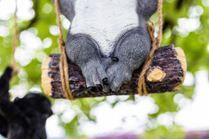 Hand painted koala garden decoration