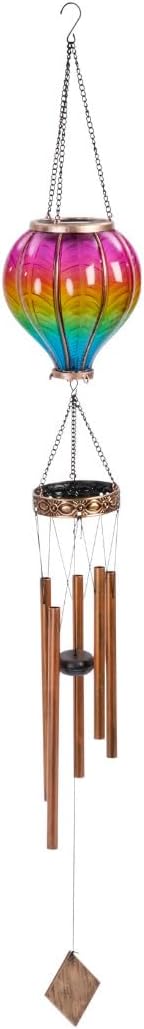 Decorative solar hot air balloon garden light