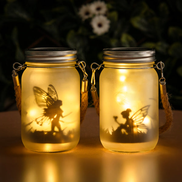 Outdoor solar fairy lanterns for summer evenings