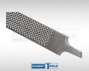 Double sided horse hoof rasp with coarse and medium cuts