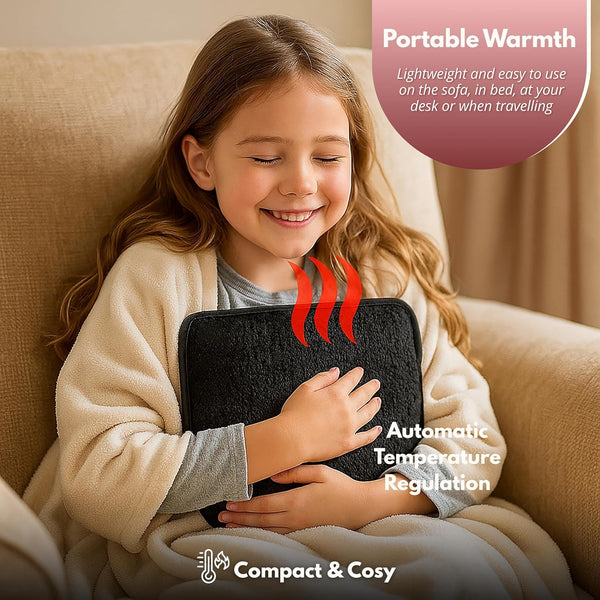 Soft sherpa hot water bottle