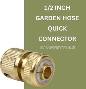 Quick connect brass hose adaptor