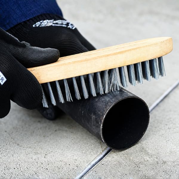 Heavy duty brass wire cleaning brush