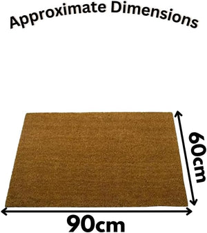 Heavy duty coir entrance mat with PVC backing