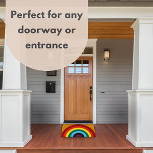 non slip pvc backed coir door mat