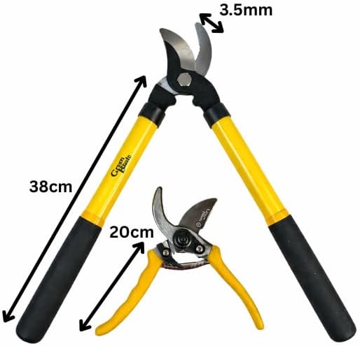 Heavy duty pruning shears for garden maintenance