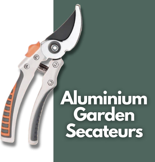 Ergonomic secateurs for trimming plants and shrubs