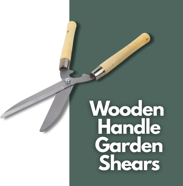 Long handled hedge clippers for precise garden maintenance