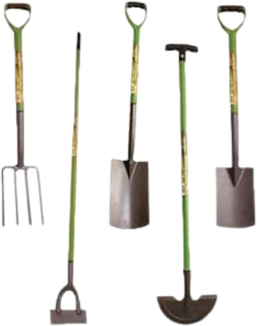 Heavy duty garden tool set with multiple tools