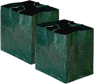 Heavy-duty 74 litre reusable garden waste bags.