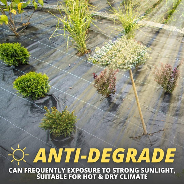 Permeable weed control fabric roll