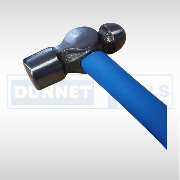 Ergonomic fibreglass hammer for workshops.