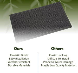 Honeycomb dirt trapper mat for home doorway