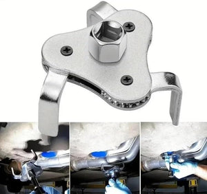 Heavy duty carbon steel oil filter wrench tool