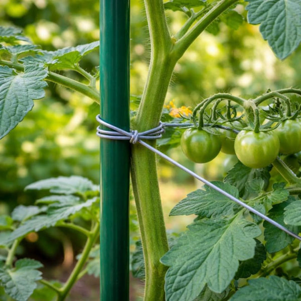 Heavy duty plant support stakes for flowering plants.