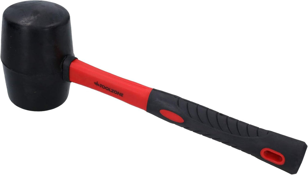 32oz heavy duty rubber mallet with fibre handle