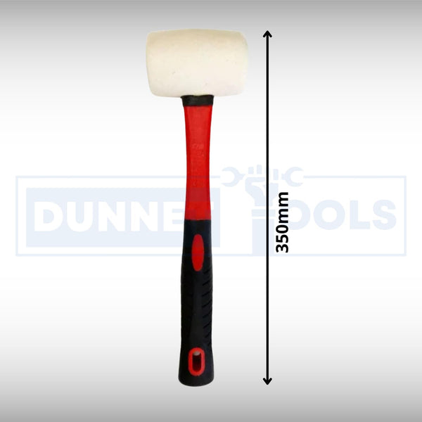 non marking rubber mallet with fibreglass handle