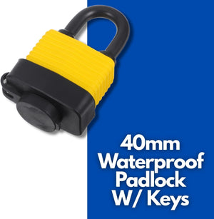 waterproof padlock for garden gates and storage