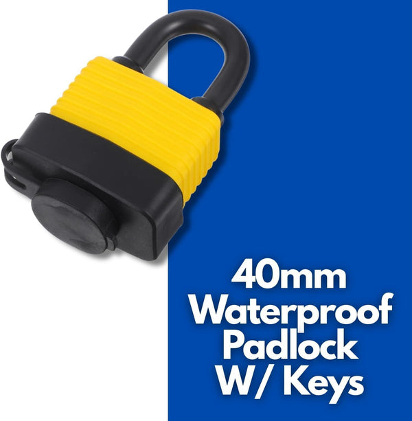 waterproof padlock for garden gates and storage