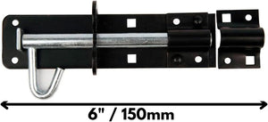 Heavy duty sliding gate bolt