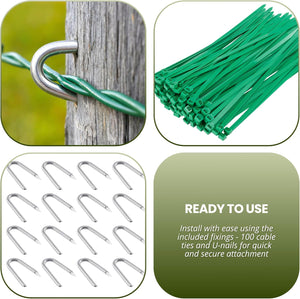 Garden plant protection wire netting