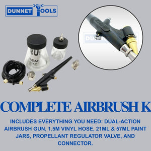 dual action airbrush for detailed painting