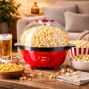 Home popcorn maker prepared for movie night