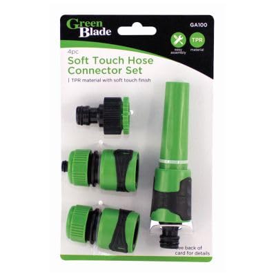 Hose connector kit with water stop.