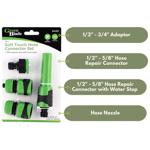 Universal hose connector starter kit.